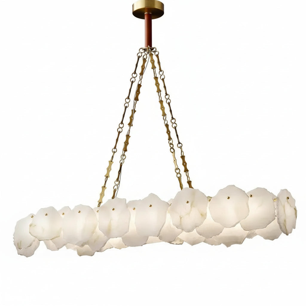 Bethan Marble Modern Linear Chandelier ChandeliersLife®