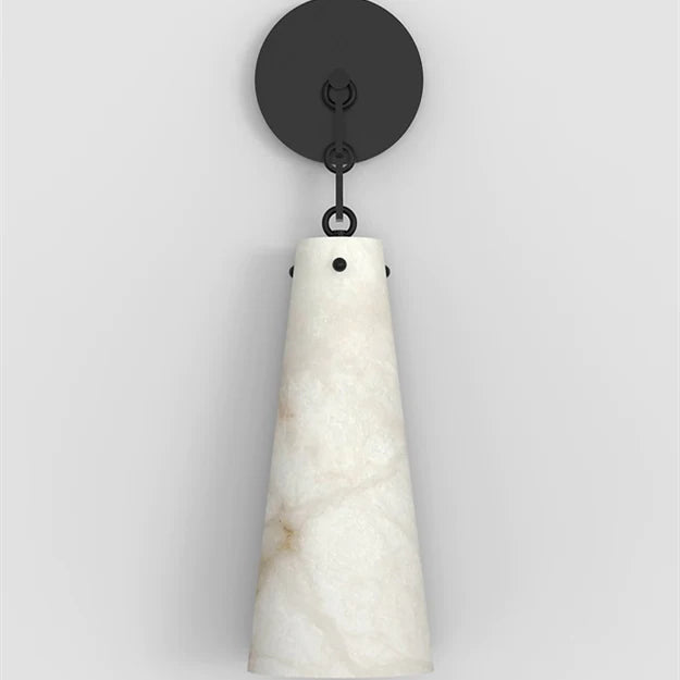Contemporary Alabaster Wall Sconce