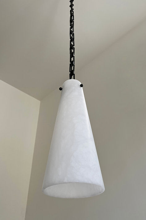 Contemporary Unique Alabaster Pendant Light