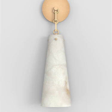 Contemporary Alabaster Wall Sconce
