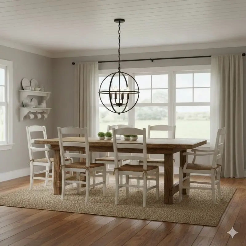 5 Light Unique Globe Chandelier ChandeliersLife®