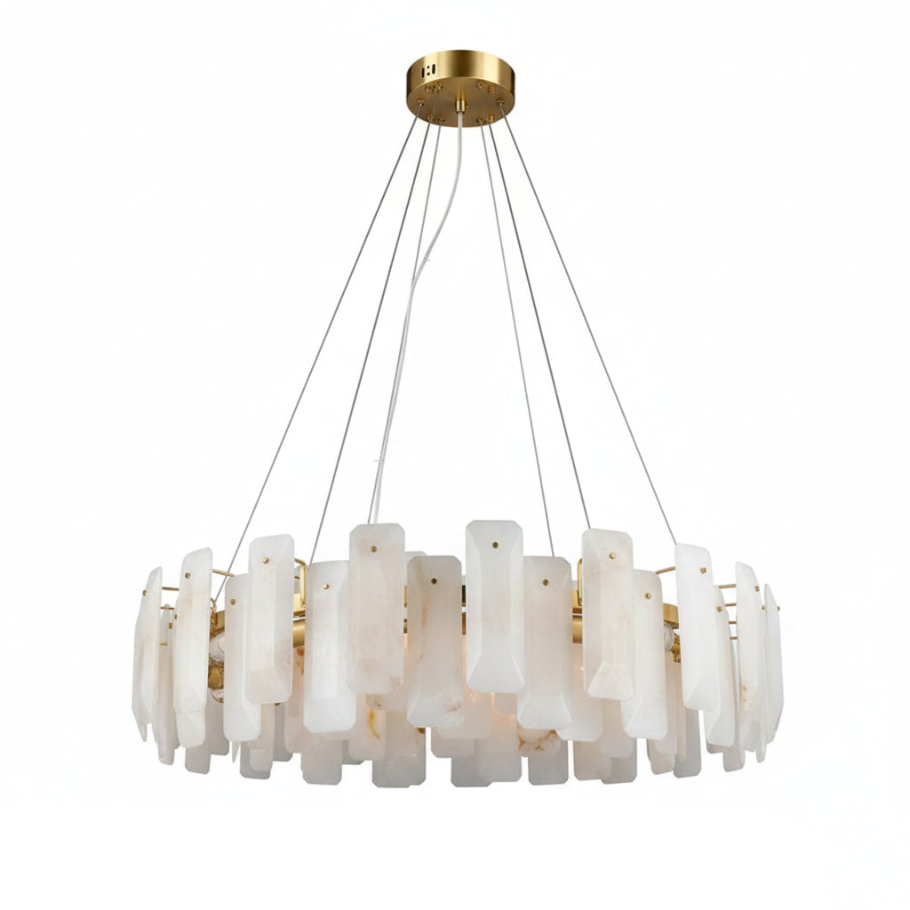 Alabaster Round Pendant Chandelier ChandeliersLife®