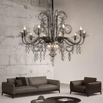 Baroque Iron Designer Lustre