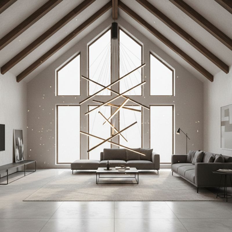 Black Stair Creative Personality Chandelier