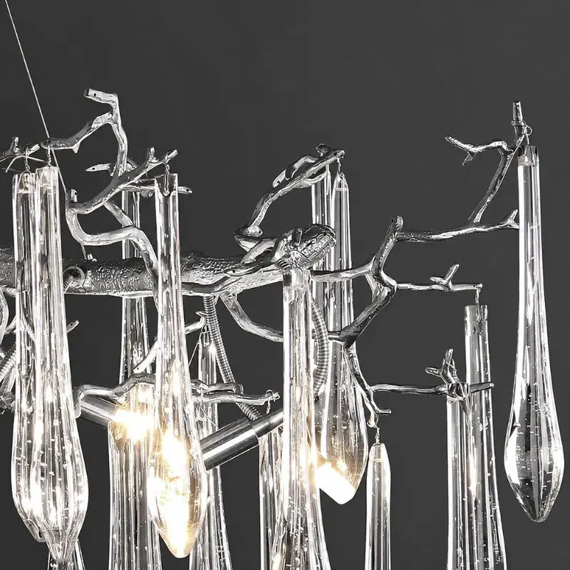 Lustre décoratif en forme de goutte de pluie