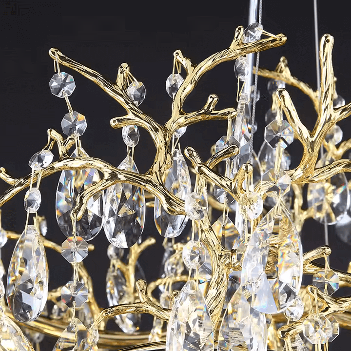 Lustre nordique en forme de branche d'arbre