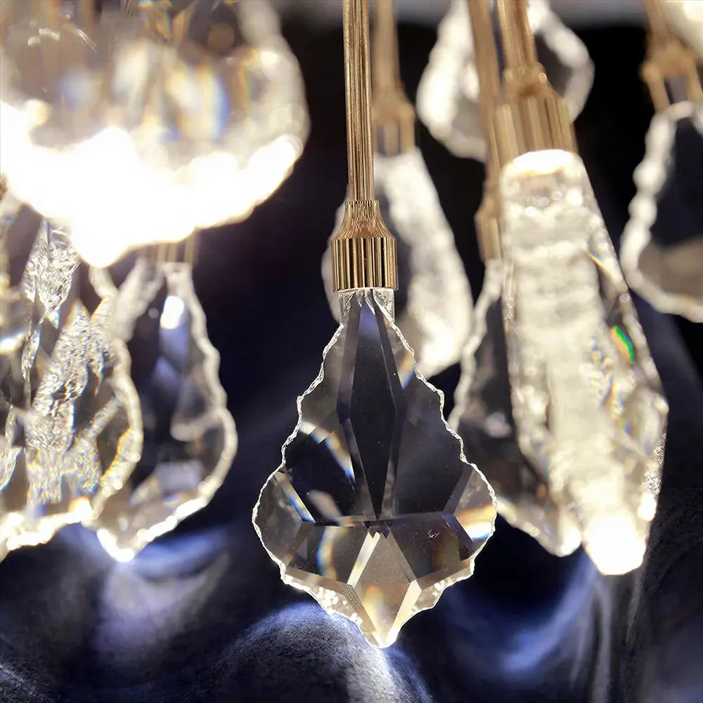 Hot Selling Products 2026 Luxury Indoor Decoration Villa Home Dining Room Living Room Crystal LED Pendant Light