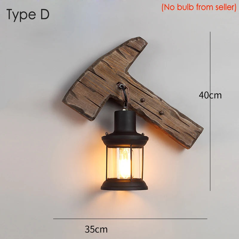 Loft Industrial Restaurant Wall Lamp