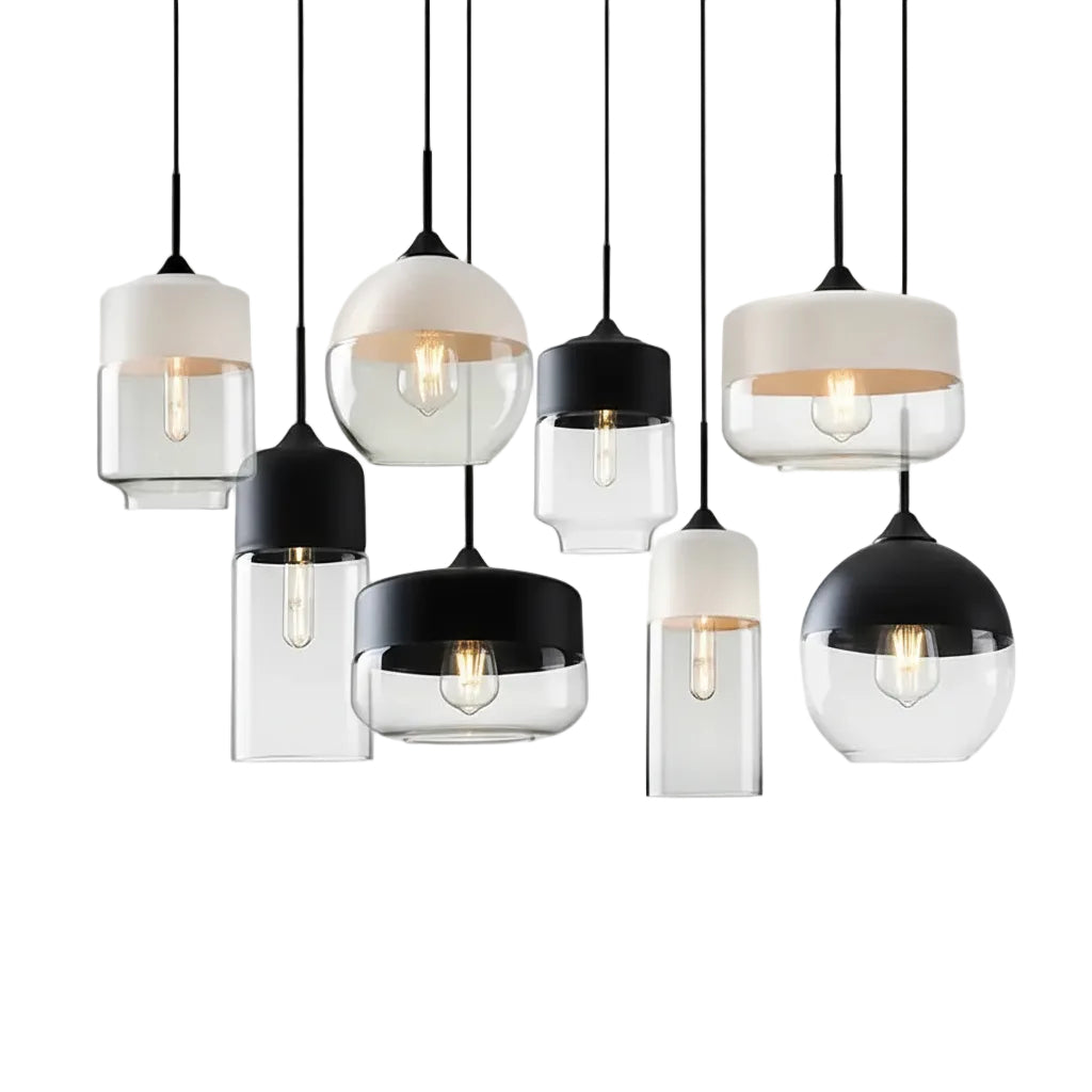  Nordic Pendant Lamp Modern Glass Hanging 