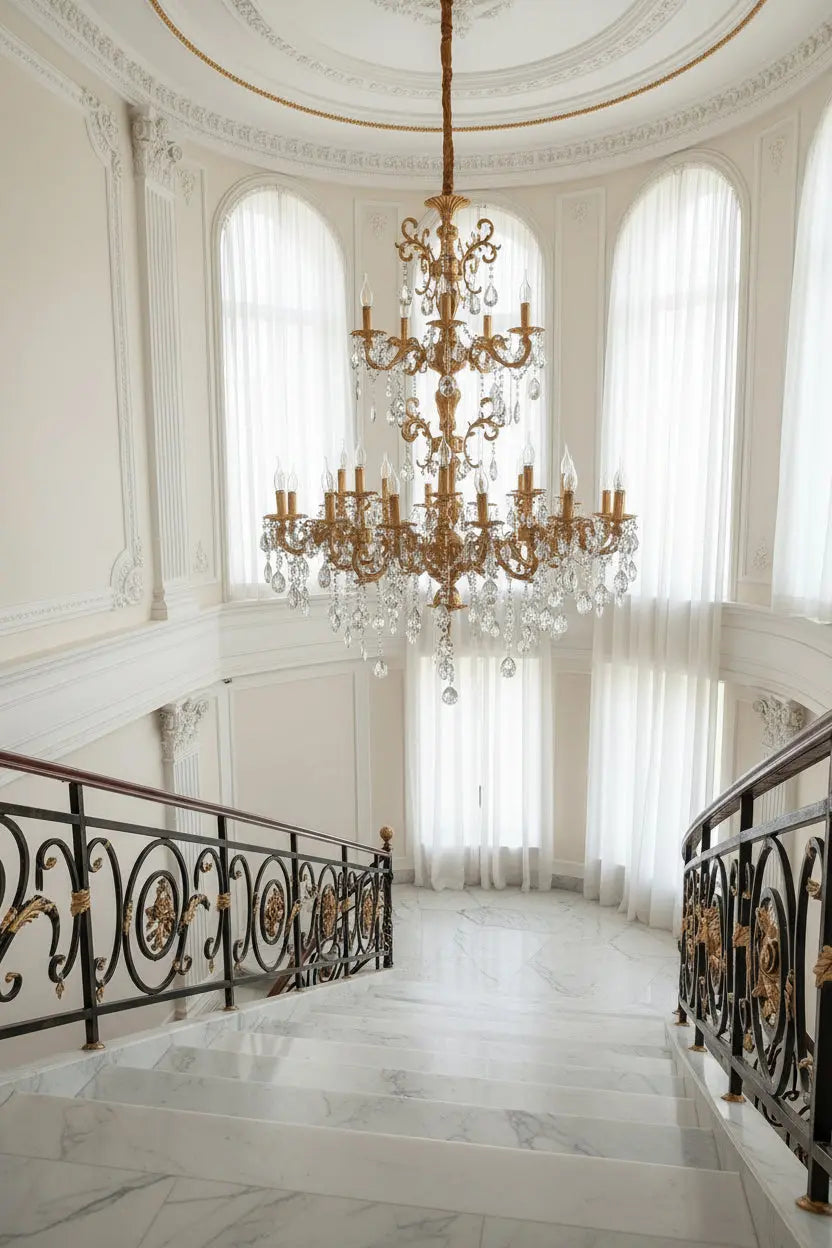 Luxurious Crystal 3 Tiers Chandelier