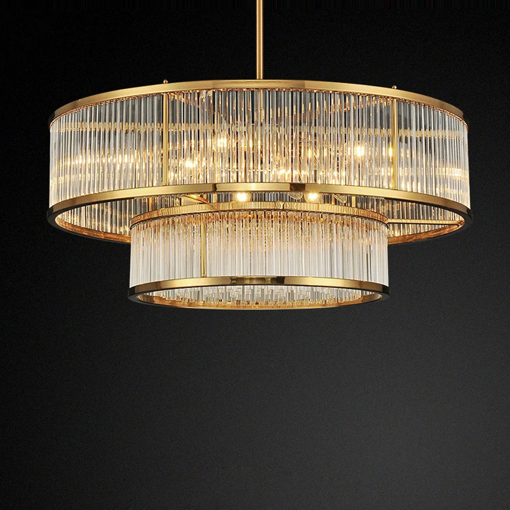 Lucien pendant and wall lights with copper and crystal elements — catalogue view 3
