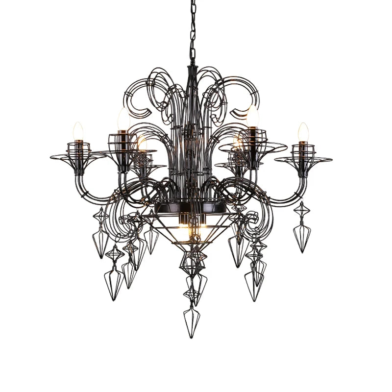 Baroque Iron Designer Lustre