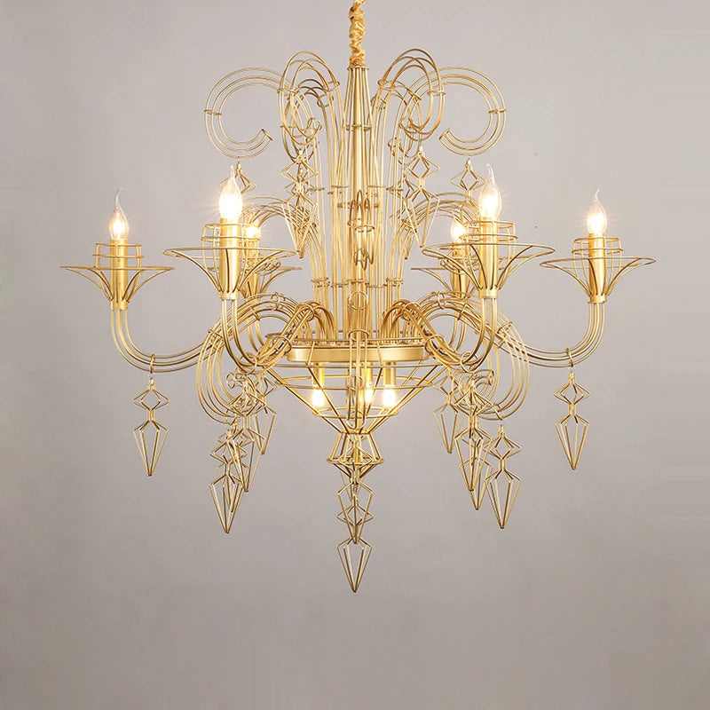 Baroque Iron Designer Lustre