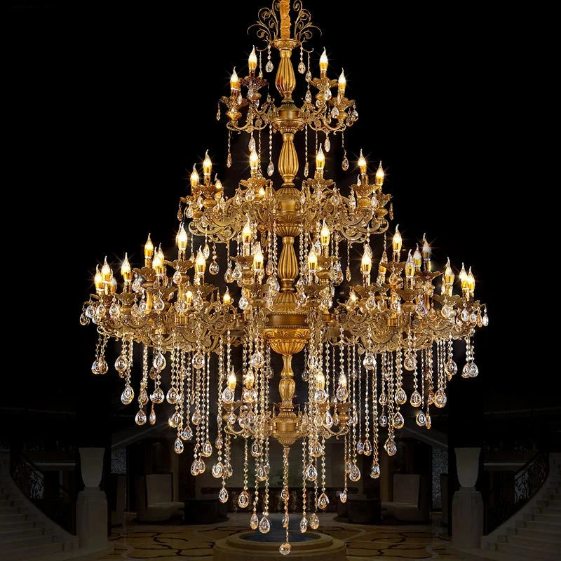 Luxurious Huge Crystal Chandelier