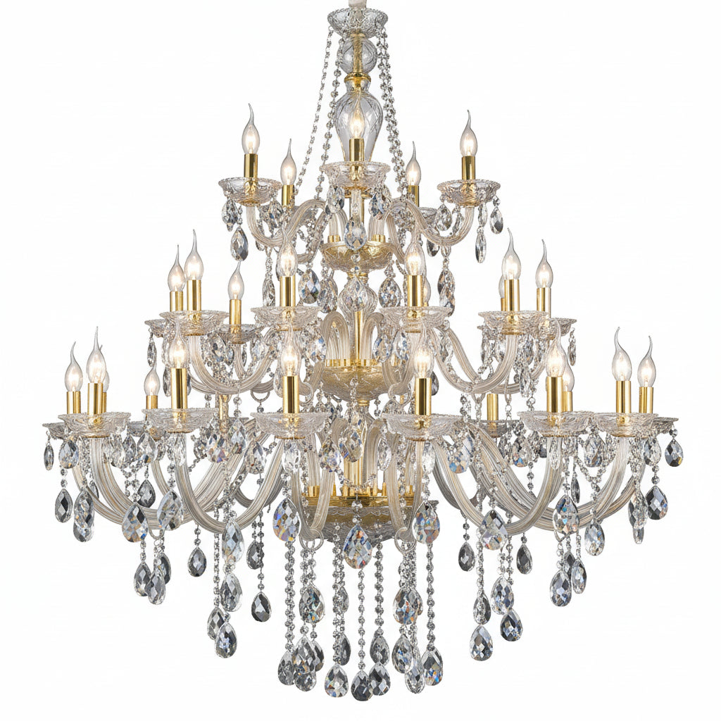 Classic 3 layers Crystal Chandelier