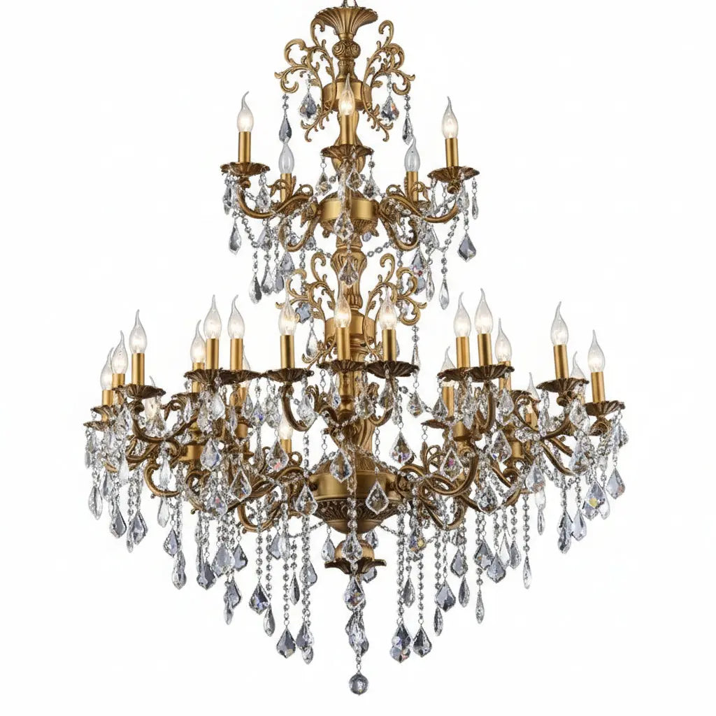 Luxurious Crystal 3 Tiers Chandelier