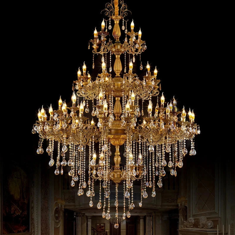 Luxurious Huge Crystal Chandelier