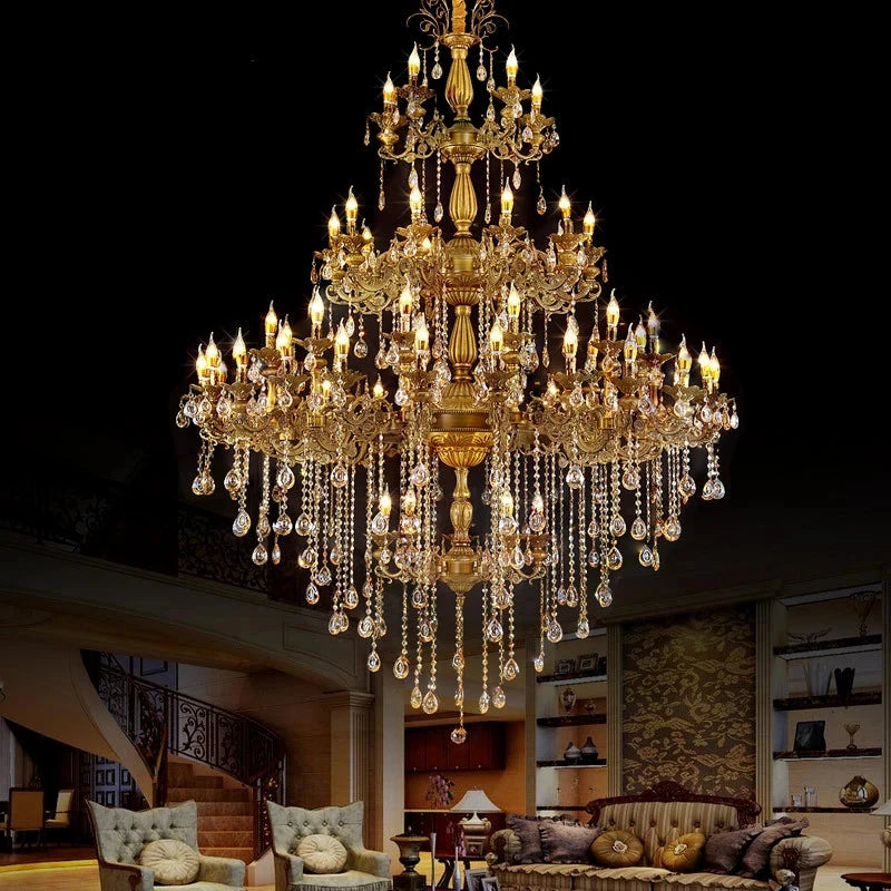 Luxurious Huge Crystal Chandelier