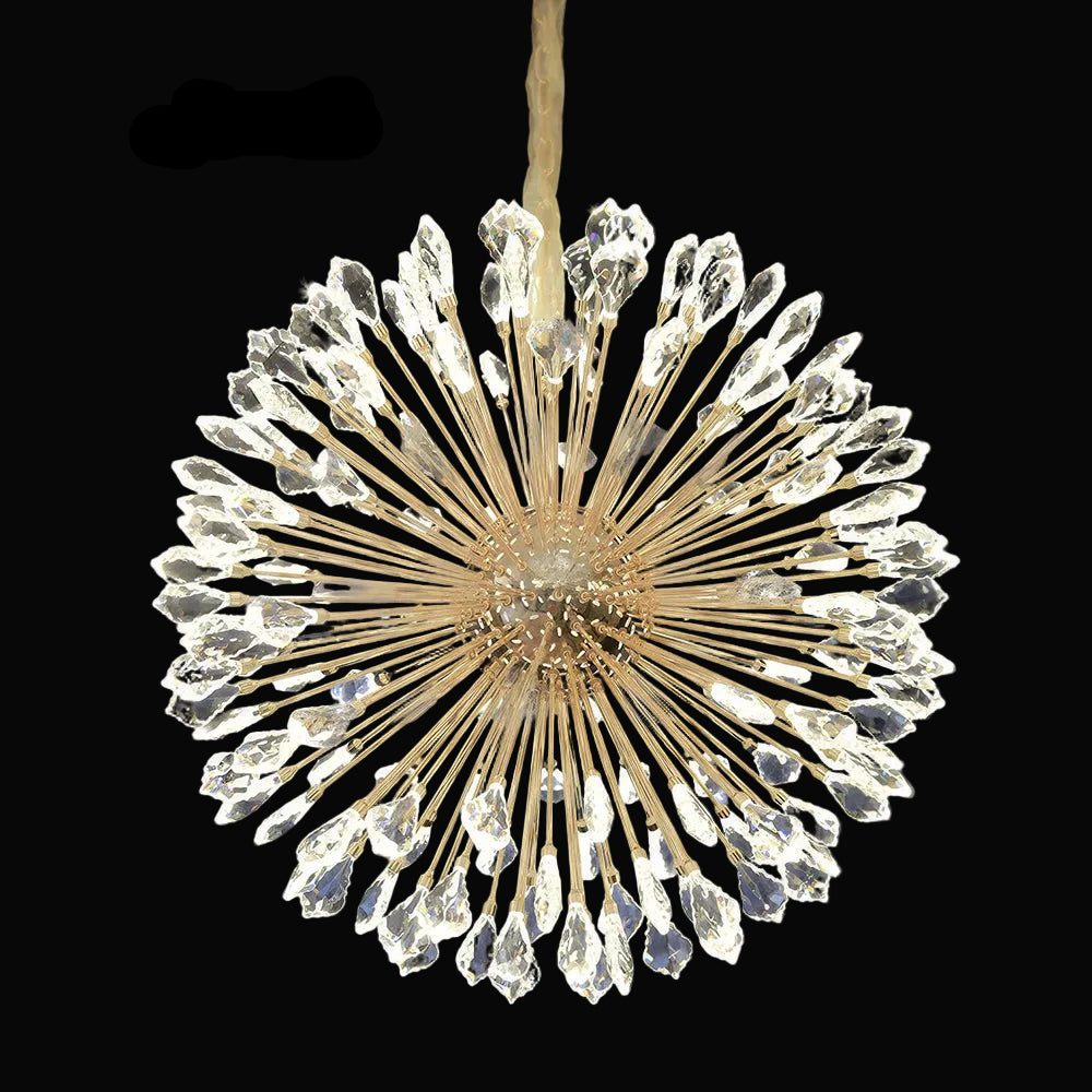 2026 Luxury Indoor Decoration Villa Home Dining Room Living Room Crystal LED Pendant Light