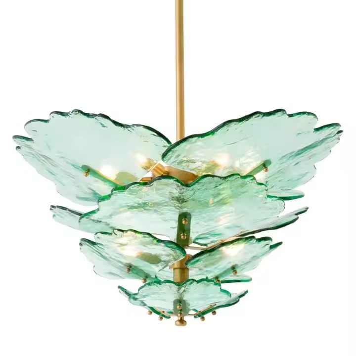 Modern Boho Designer Crystal Chandelier