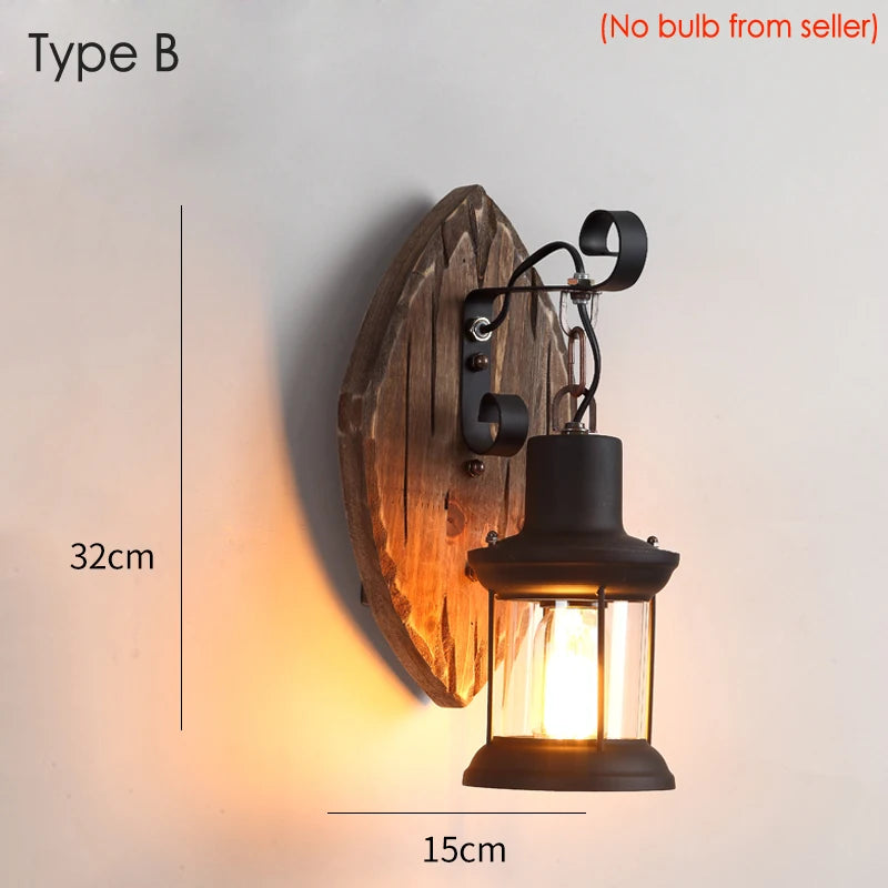 Loft Industrial Restaurant Wall Lamp