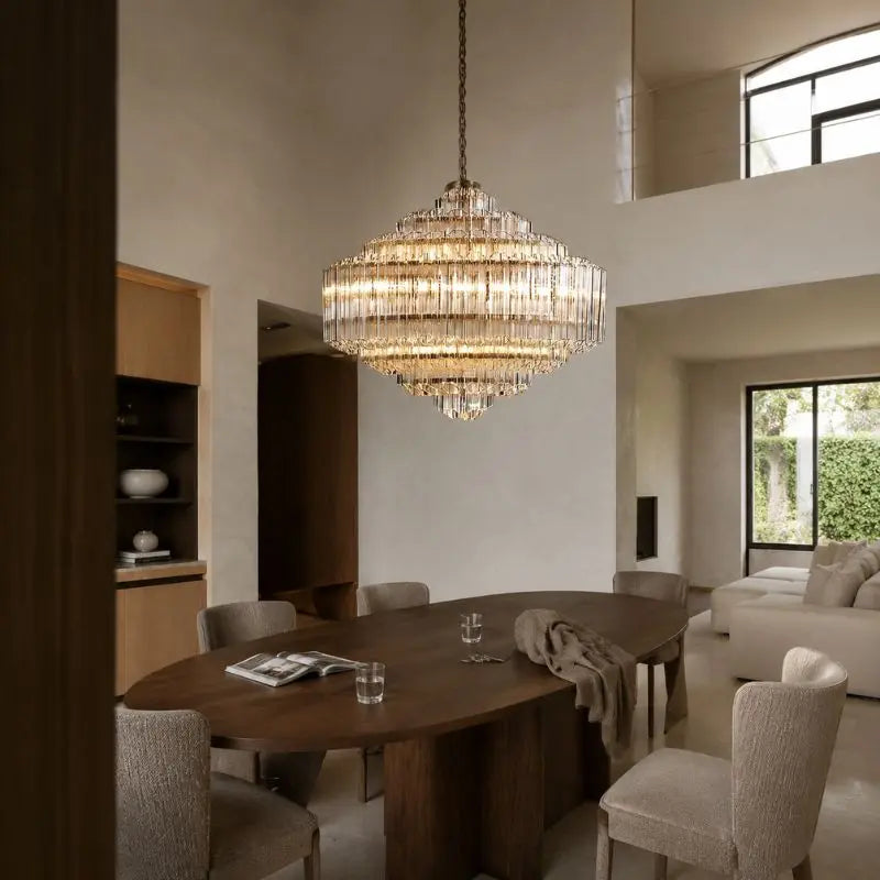 Luxury Glass Crystal Modern Chandelier