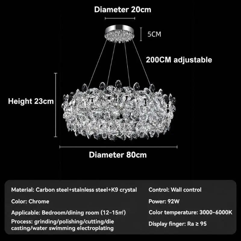 Luxury Crystal Chandelier Pendant