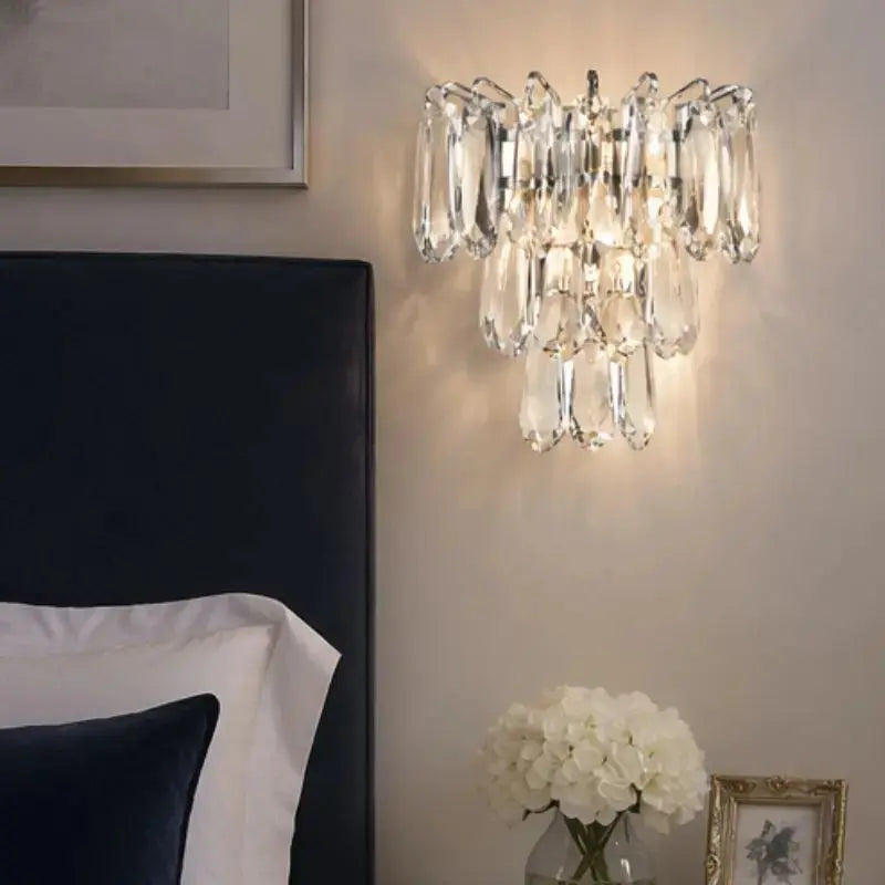 Modern Gold Crystal Wall Lights ChandeliersLife®