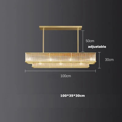 Copper and clear crystal light fitting from the Lucien range — catalogue view 11