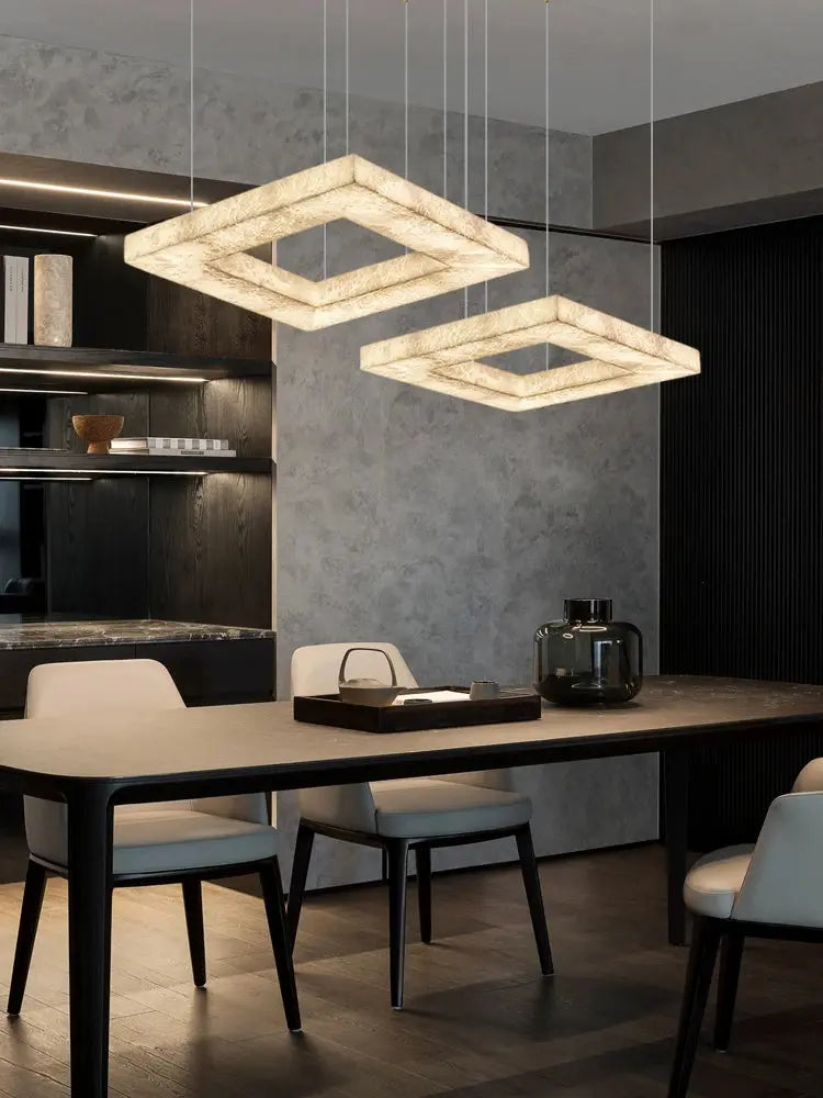 Luxury Marble Lighting Square Chandeliers - ChandeliersLife®