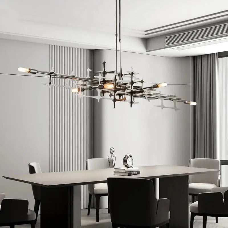 Luxury Restaurant Chandelier Retro Industrial Lighting Fixtures Stainless Steel Creative Living Room Bar Decor LED Hanging Lamps ChandeliersLife®