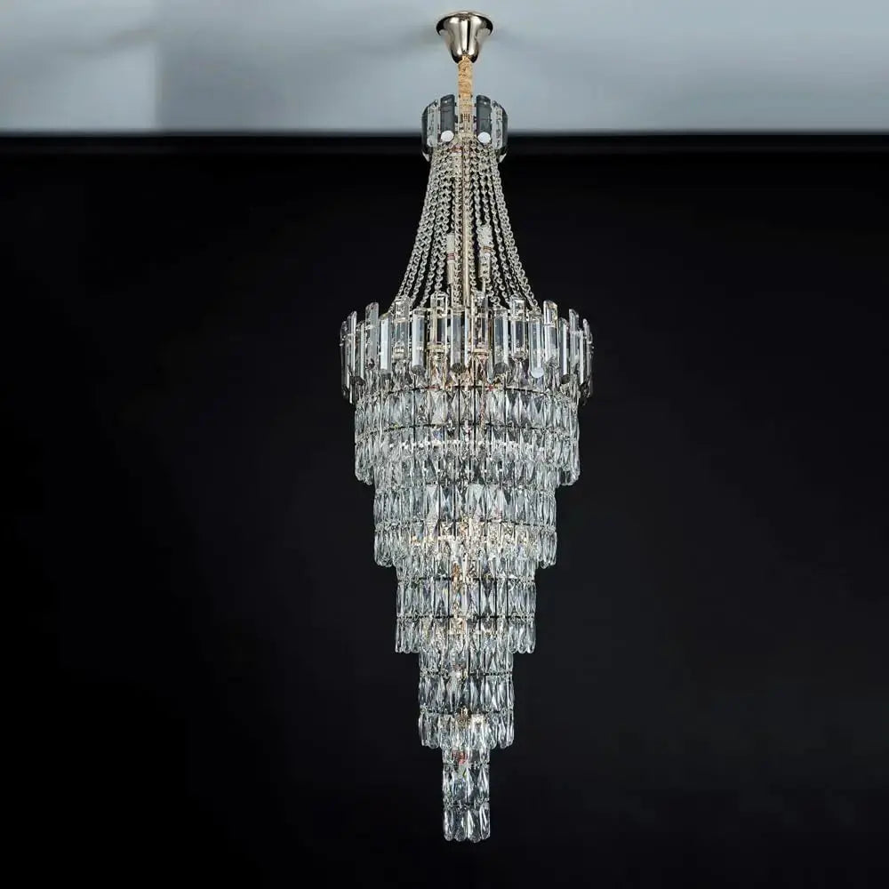 Luxury Villa Staircase Large Chandelier