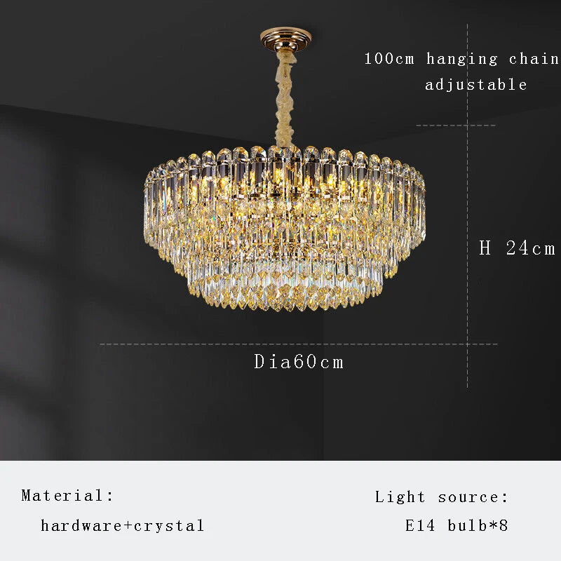 2025 Nordic Modern Crystal  Elegant Chandelier ChandeliersLife®