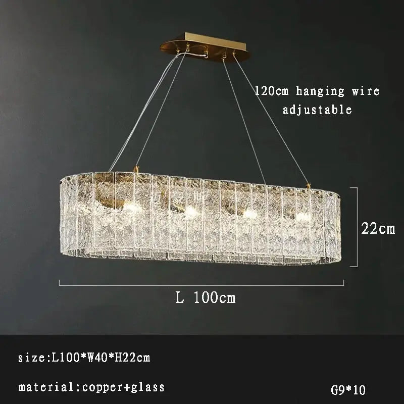 Creative Glass New Postmodern Chandelier