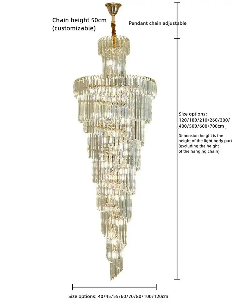 Modern Loft Crystal Chandelier ChandeliersLife®