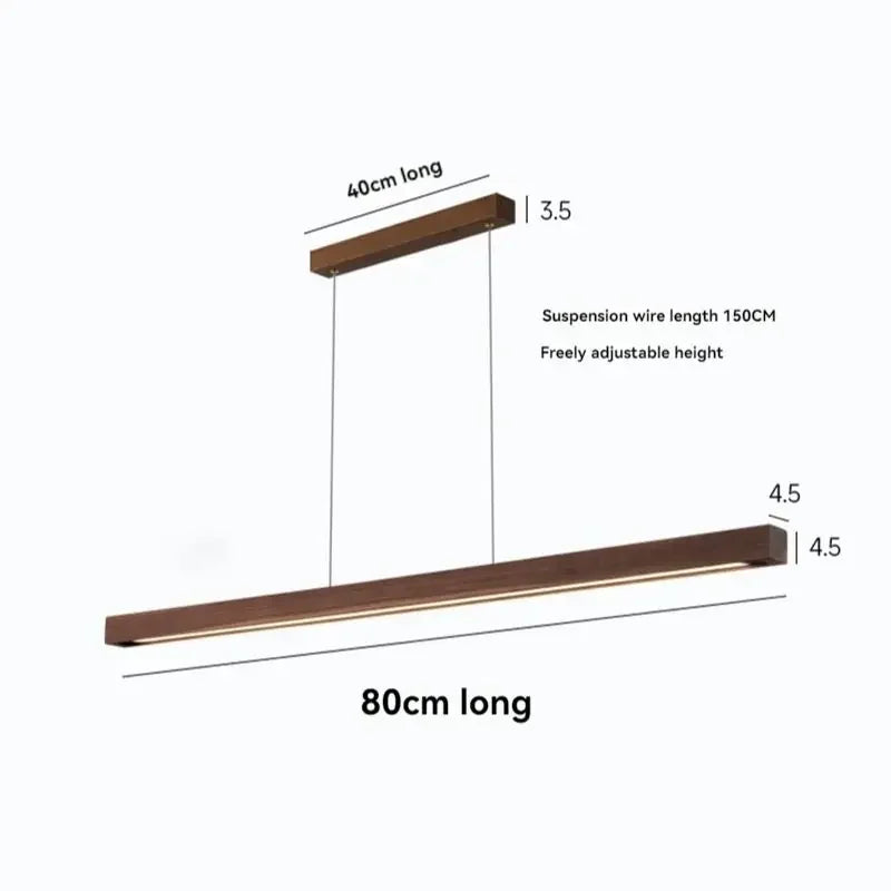 Long Strip Custom Wooden Fixtures