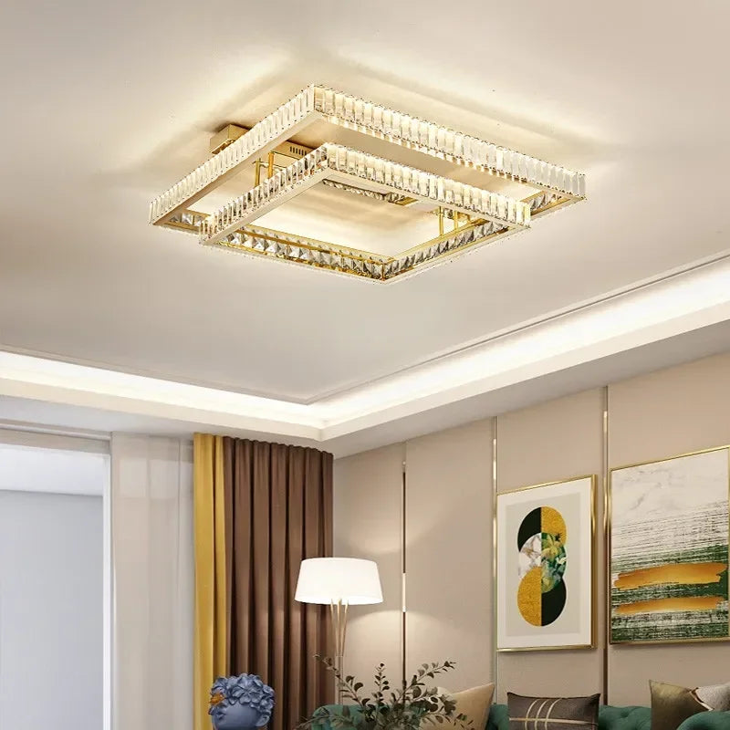 Luxurious Crystal LED Ceiling Chandelier