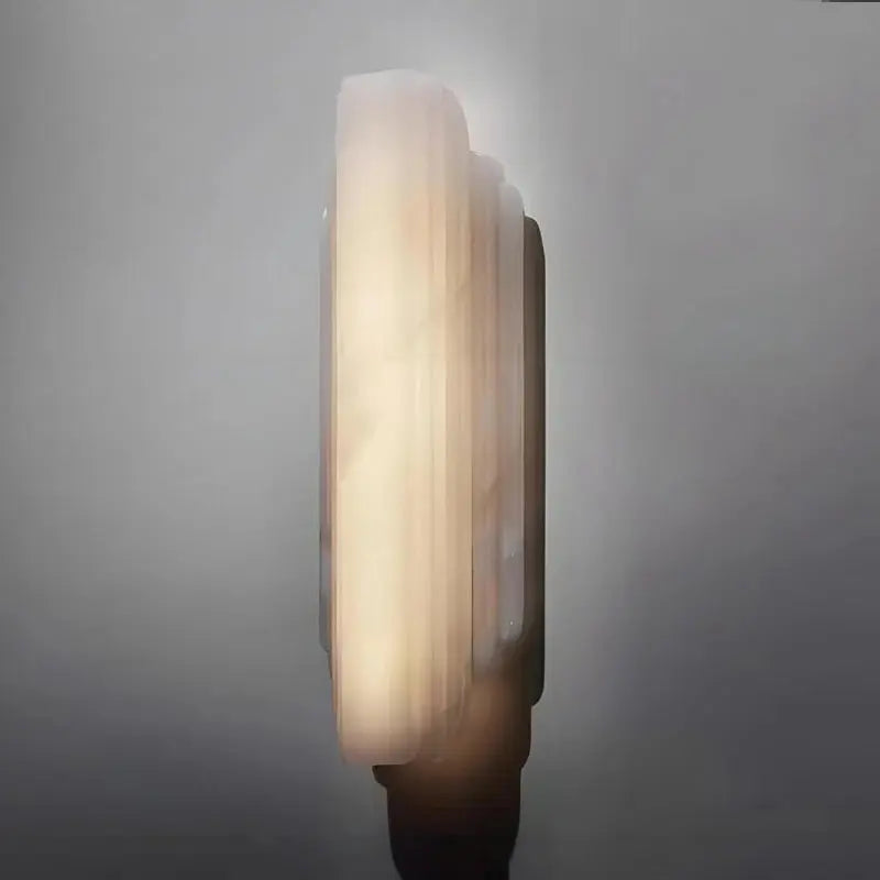 Avelisse Natural Marble Bedside Wall Lamp