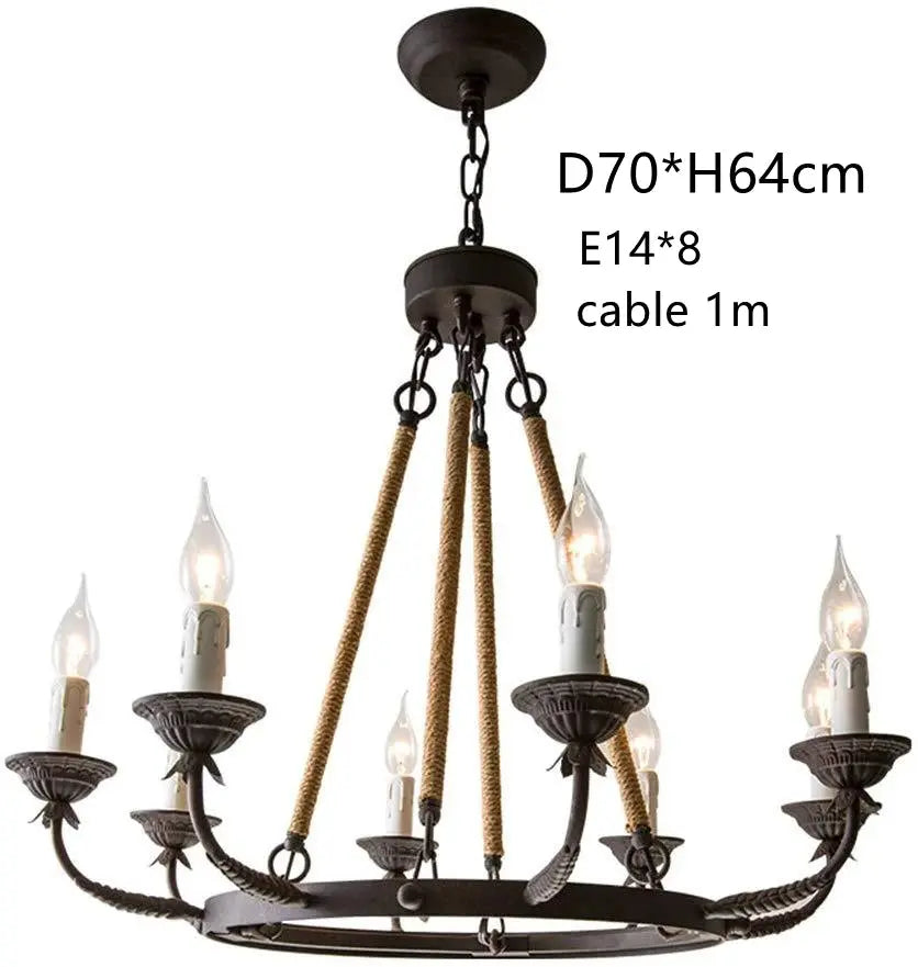 Country Style Rustic Chandeliers