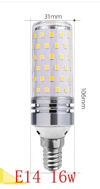 Small LED corn bulb product view with SMD2835 LED design