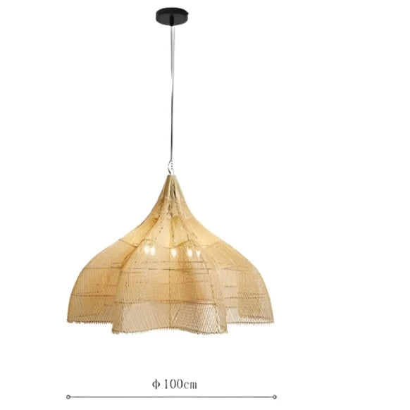 Oriental Petal Rattan Pendant Lights ChandeliersLife®