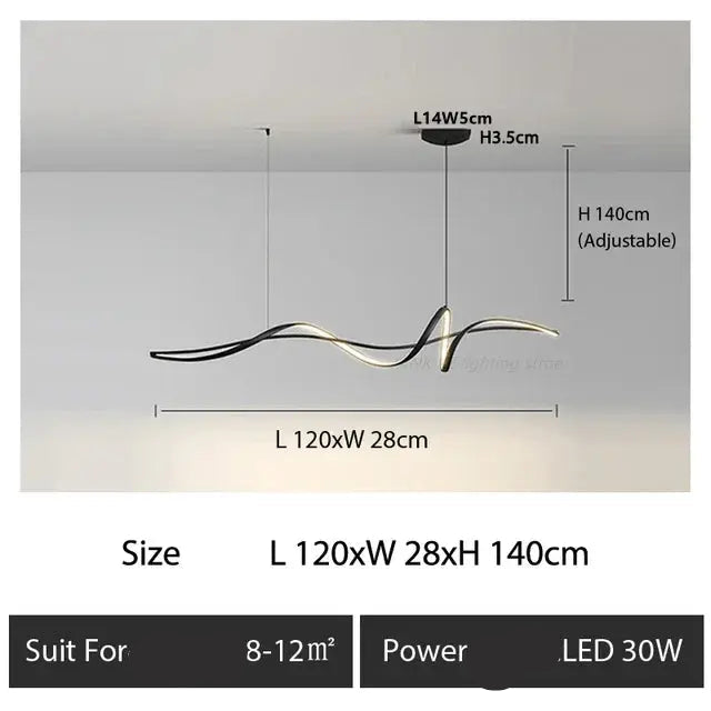 Chandelier with dimensions and specifications on a gray background