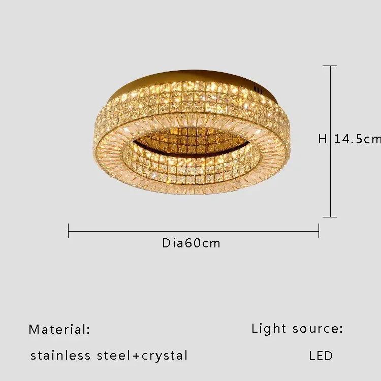 Modern Two Tier Crystal Luxury Ceiling Lights ChandeliersLife®