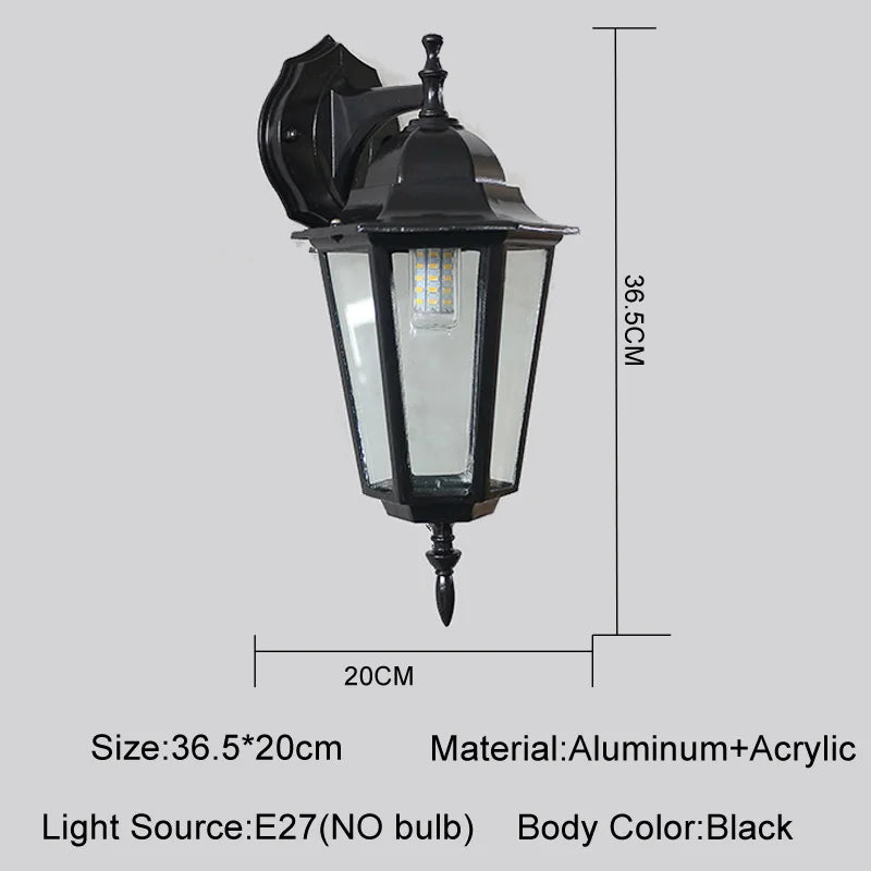 Courtyard Waterproof Wall Lamp