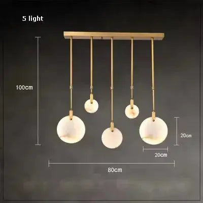 Luxury Natural Stone Pendant Lamp ChandeliersLife®