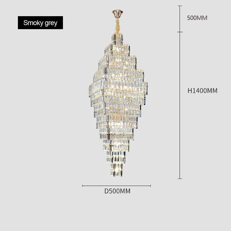 Villa Light Luxury Crystal Chandeliers ChandeliersLife®