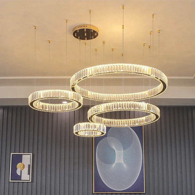 Modern Crystal Ceiling Pendant Chandeliers