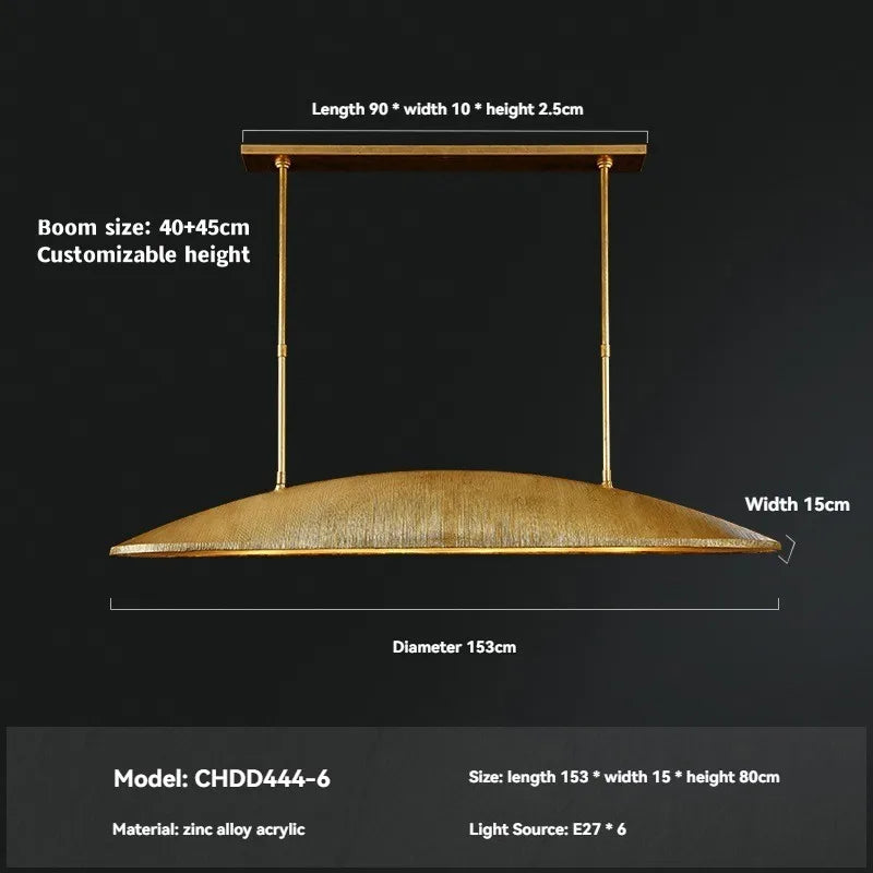 Utopia Large Linear Chandelier