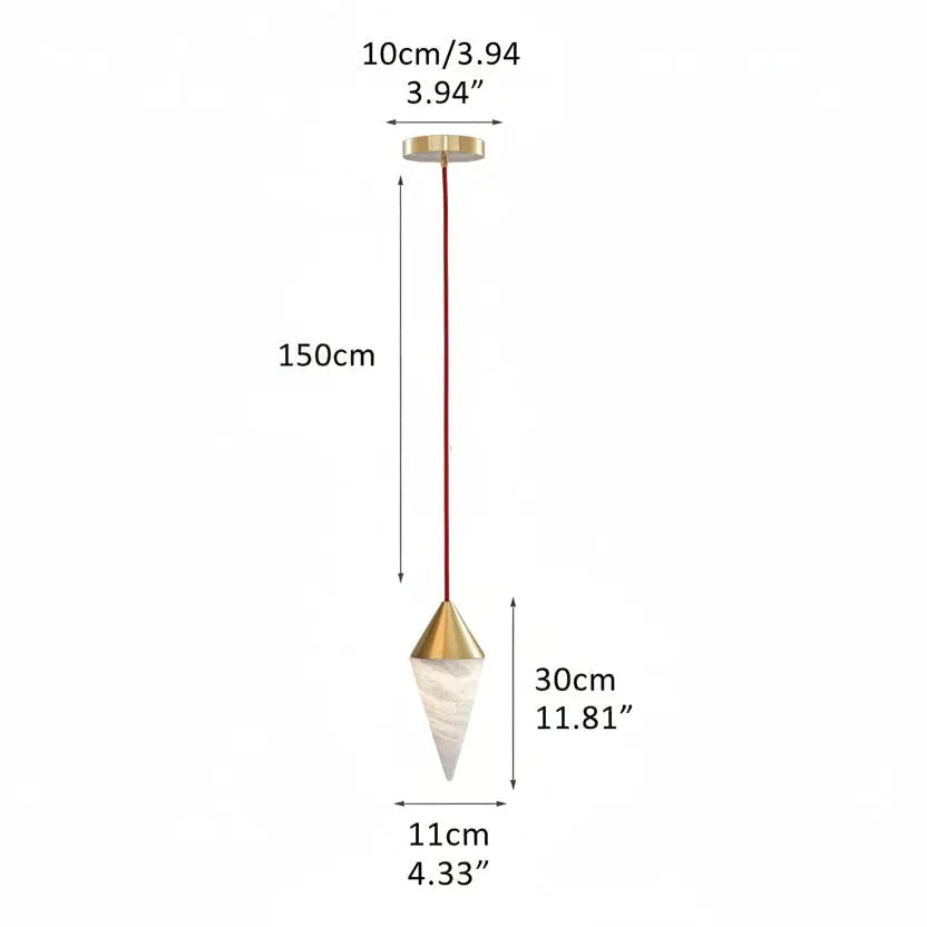 Modern Alabaster Cone Cluster Chandelier ChandeliersLife®