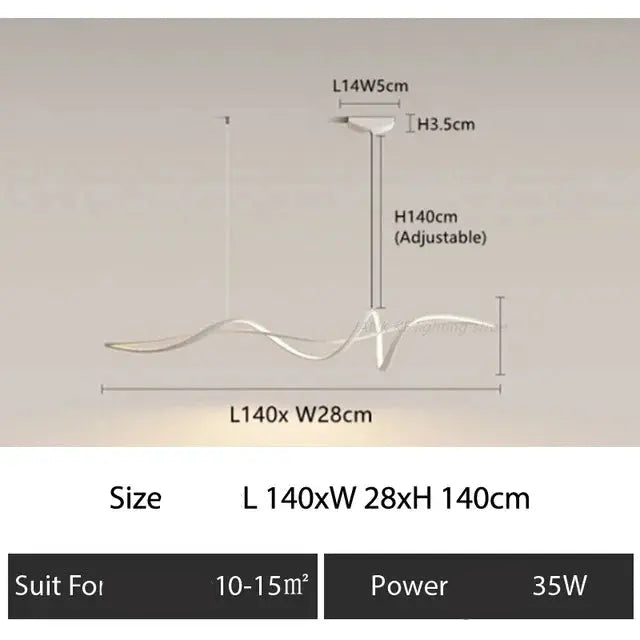 Dimensions and specifications of a pendant light on a gray background